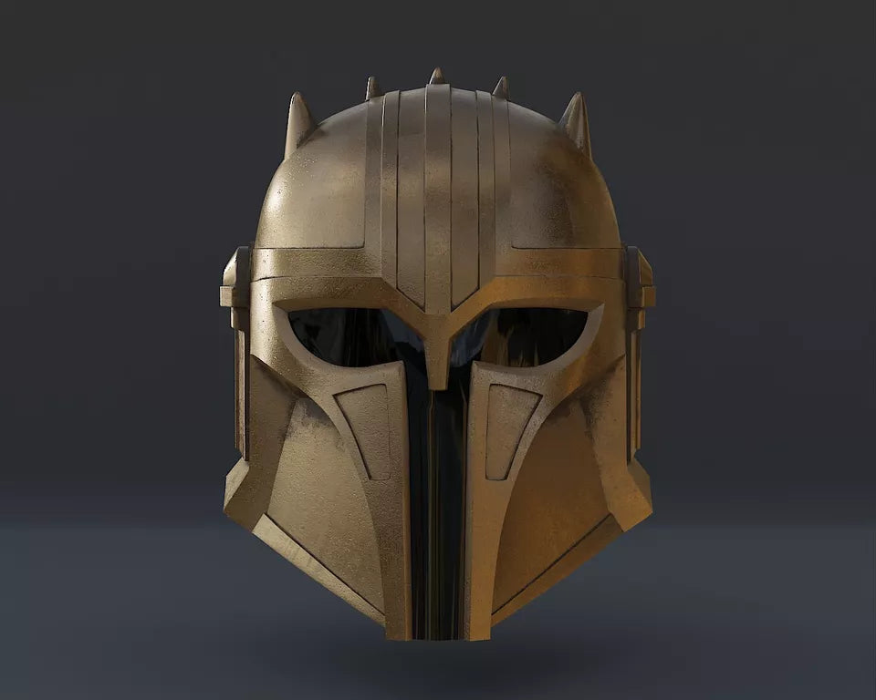 The Armorer from the Mandalorian Inspired Star Wars 3d printed helmet with Visor