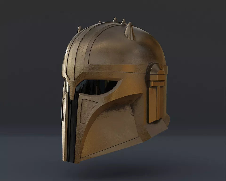 The Armorer from the Mandalorian Inspired Star Wars 3d printed helmet with Visor