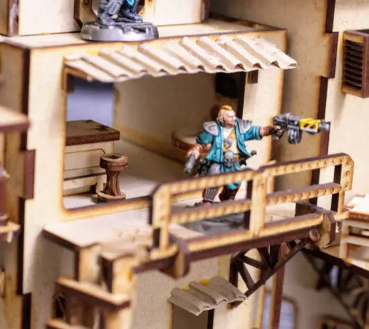 War gaming terrain table top  Shanty Town set