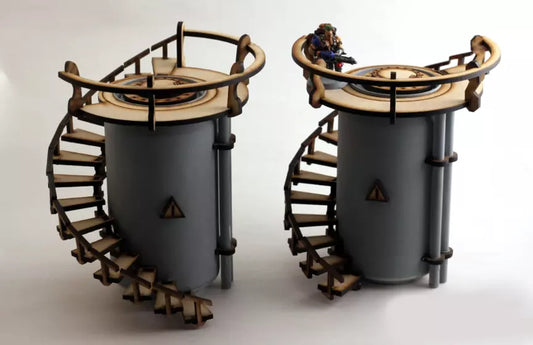Vertical Chem Tank Kit, Table top gaming terrain